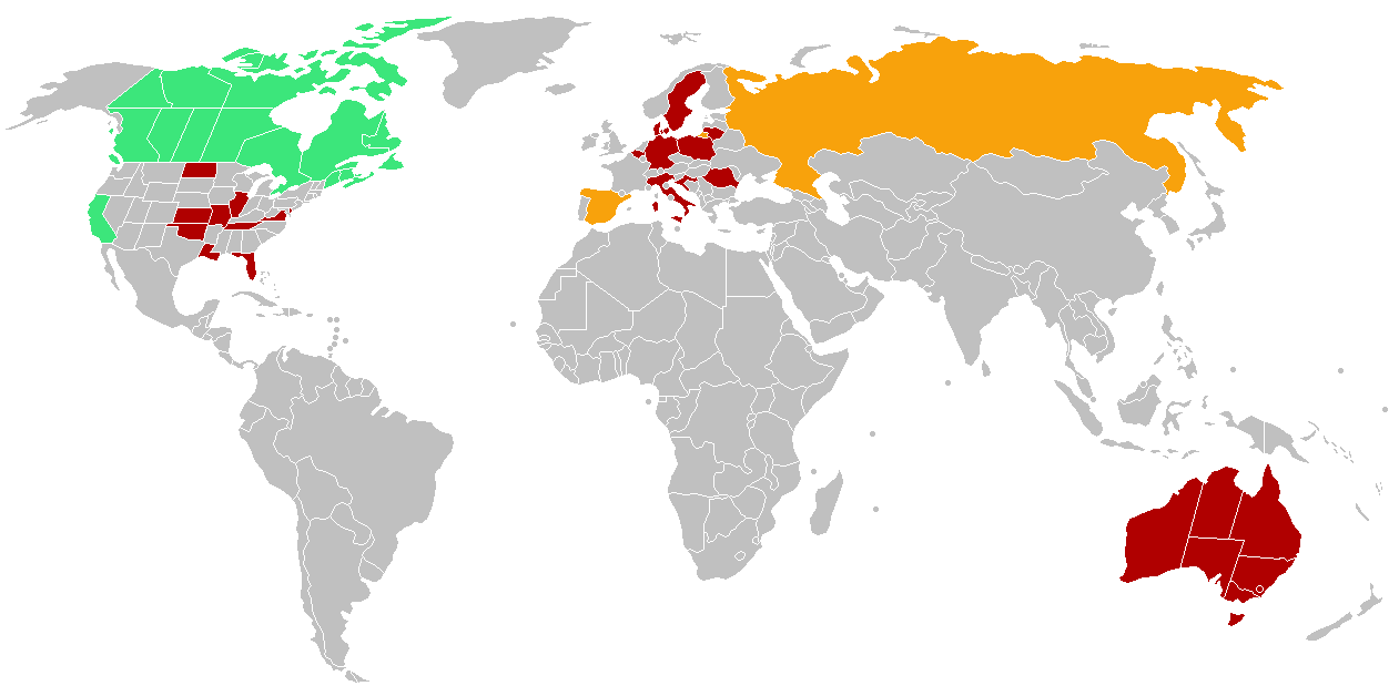 Legal Status of Salvia divinorum By Country